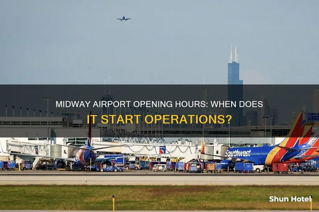 what time does midway airport open