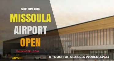 Missoula Airport Opening Hours: When Does It Start Operations?