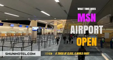 MSN Airport Opening Hours: When Does Operations Begin?