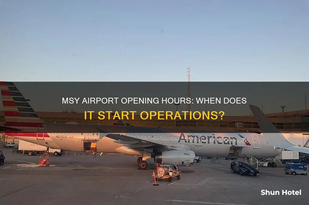 what time does msy open