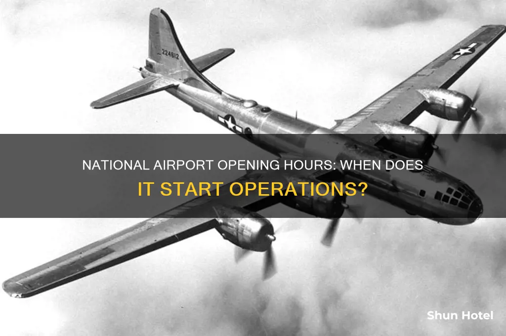 what time does national airport open
