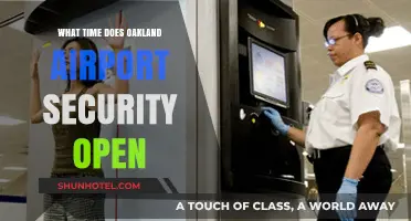 Oakland Airport Security Opening Hours: Your Early Morning Travel Guide