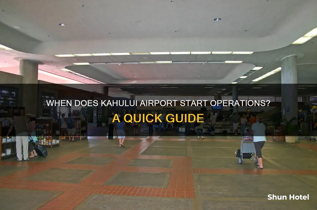 what time does ogg airport open