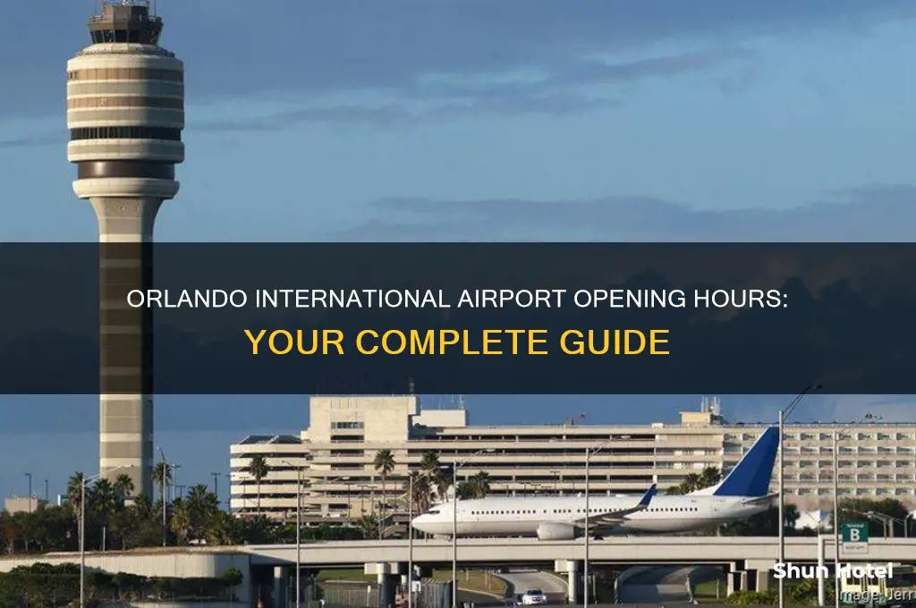 what time does orlando international airport open