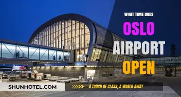 Oslo Airport Opening Hours: When Does It Start Operations?