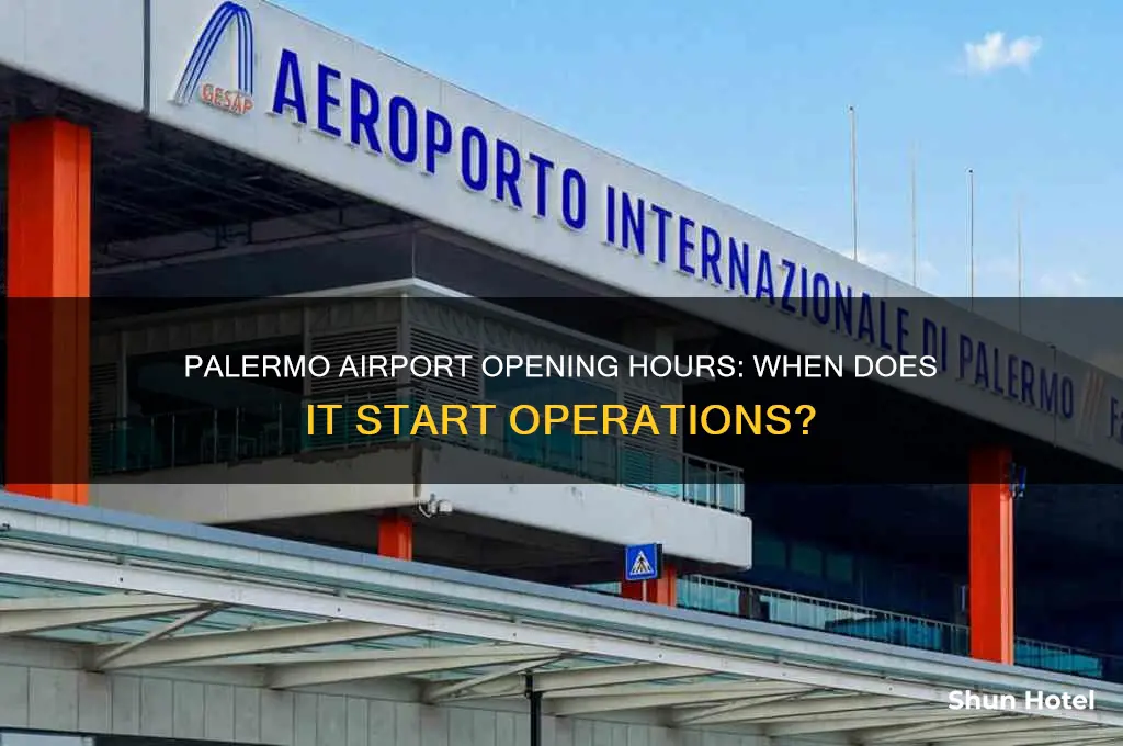 what time does palermo airport open