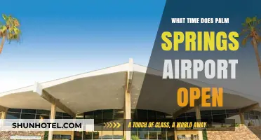 Palm Springs Airport Opening Hours: Your Complete Guide to Early Flights