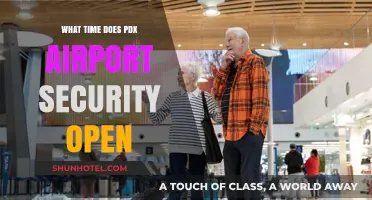 PDX Airport Security Opening Hours: Your Guide to Early Morning Travel