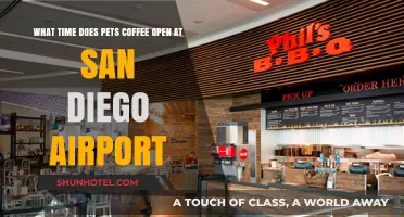 Pet's Coffee San Diego Airport Opening Hours: Your Quick Guide