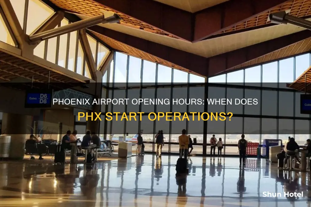 what time does phoenix airport open