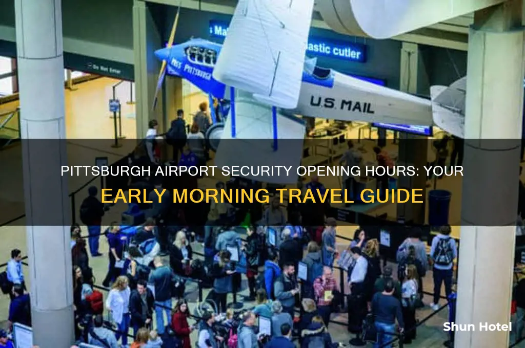 what time does pittsburgh airport security open