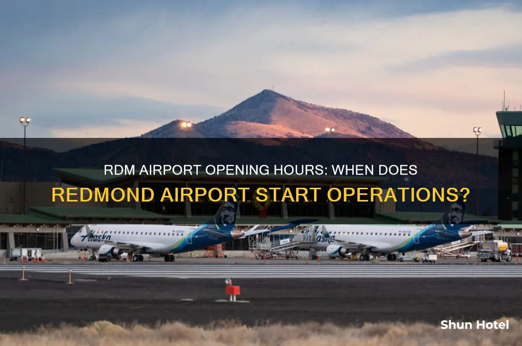 what time does rdm airport open