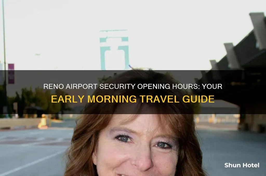 what time does reno airport security open