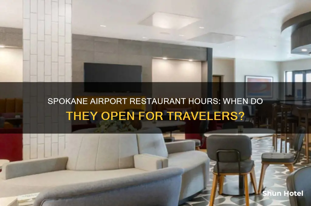 what time does restaurants open spokane airport