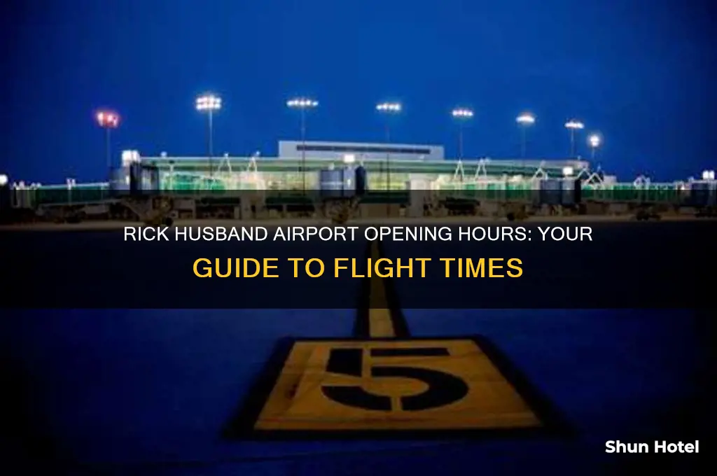 what time does rick husband airport open