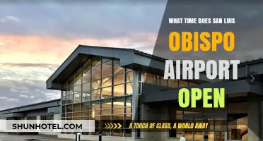 San Luis Obispo Airport Opening Hours: Your Complete Guide