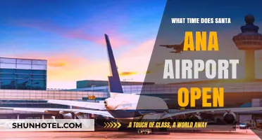 Santa Ana Airport Opening Hours: Your Complete Guide to SNA's Schedule