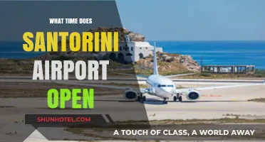 Santorini Airport Opening Hours: When Does It Start Operations?