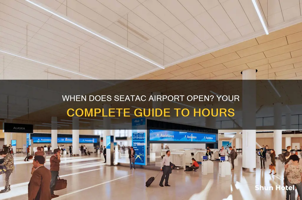 what time does seatac airport open
