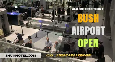 Bush Airport Security Hours: When Does Screening Start?
