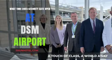 DSM Airport Security Gate Opening Hours: Your Essential Travel Guide