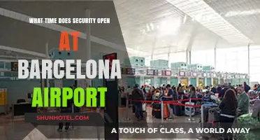 Barcelona Airport Security Opening Hours: A Comprehensive Guide