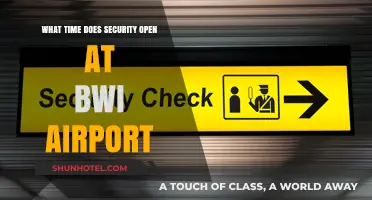 BWI Airport Security Opening Hours: Plan Your Early Morning Travel