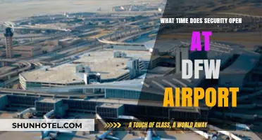 DFW Airport Security Opening Hours: Plan Your Arrival Time Wisely