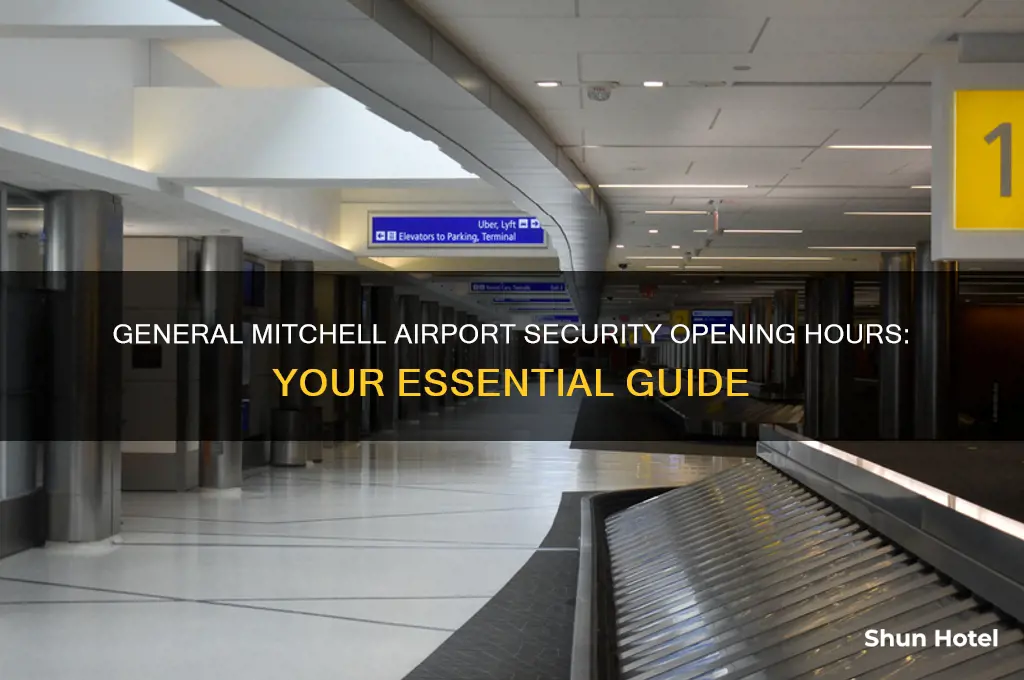 what time does security open at general mitchell airport