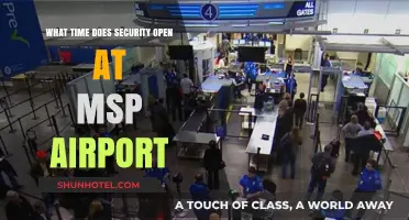 MSP Airport Security Opening Hours: Plan Your Arrival Time Wisely