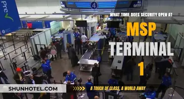 MSP Terminal 1 Security Opening Hours: Your Essential Travel Guide