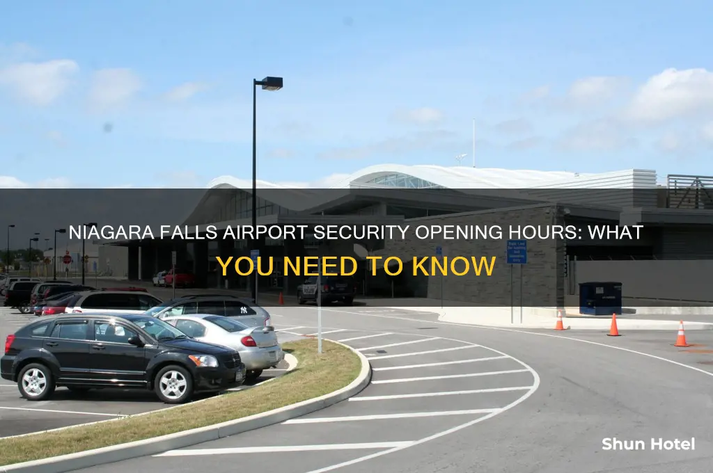 what time does security open at niagara falls airport