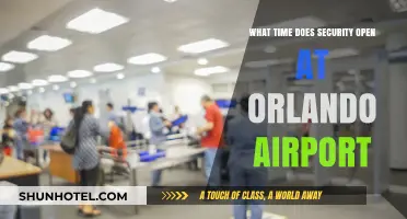 Orlando Airport Security Hours: When Does Screening Open?