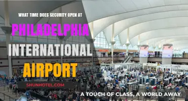 Philadelphia Airport Security Hours: When Does Screening Open?