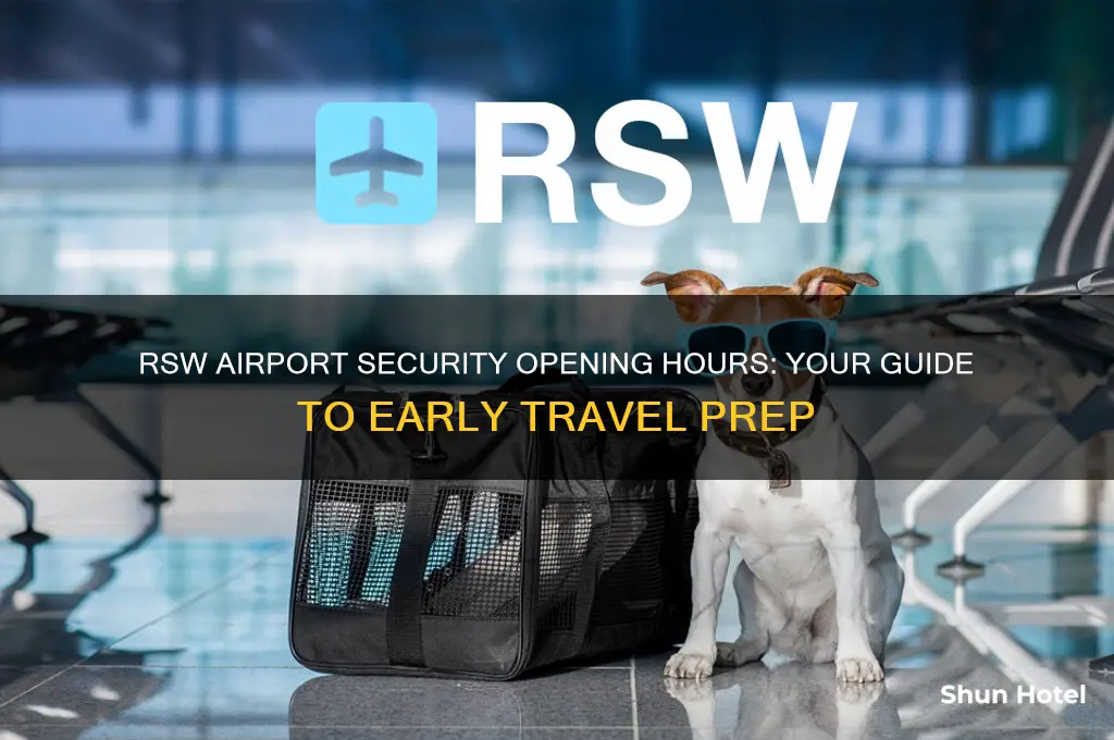 what time does security open at rsw airport
