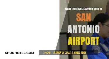 San Antonio Airport Security Opening Hours: Your Complete Guide