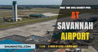 Savannah Airport Security Opening Hours: Your Complete Guide