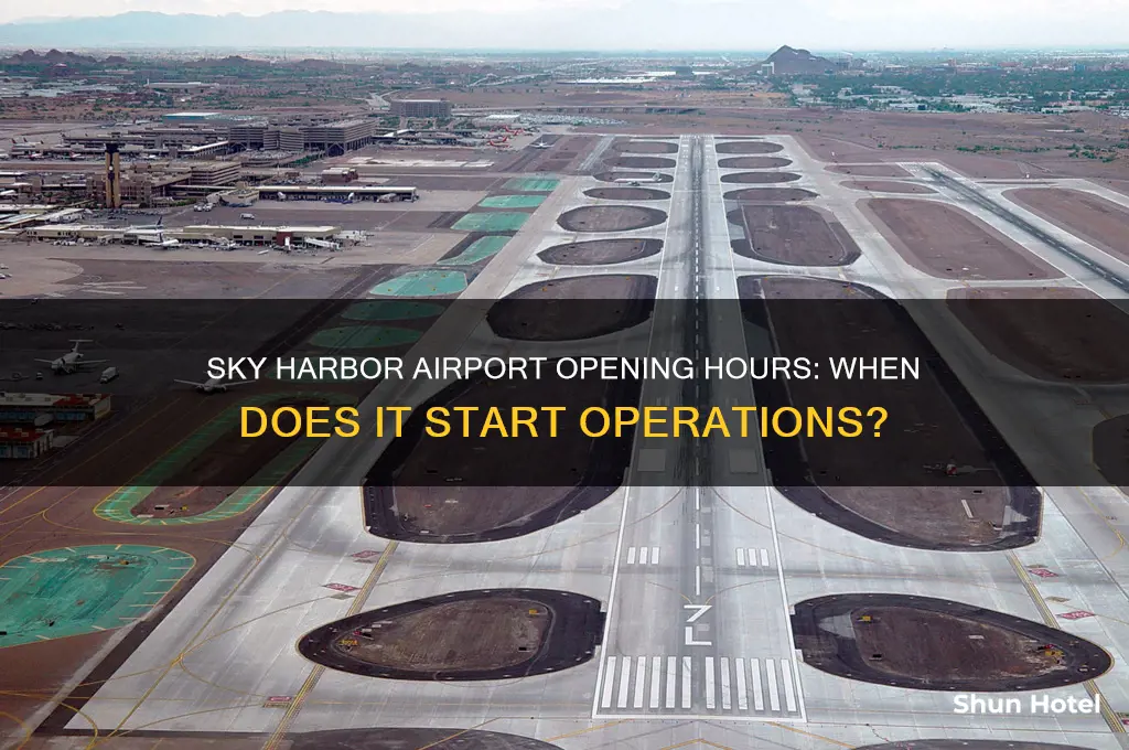 what time does sky harbor airport open