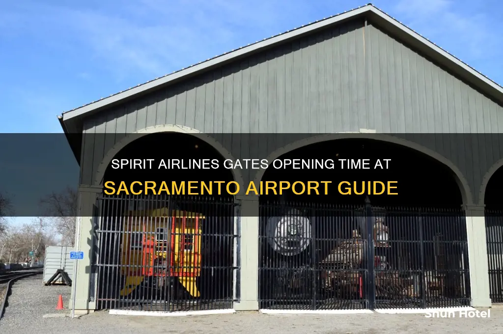 what time does spirit gates open at sacramento airport