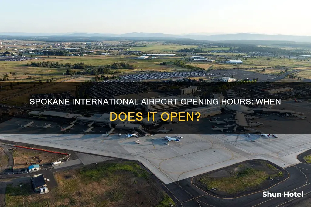 what time does spokane international airport open