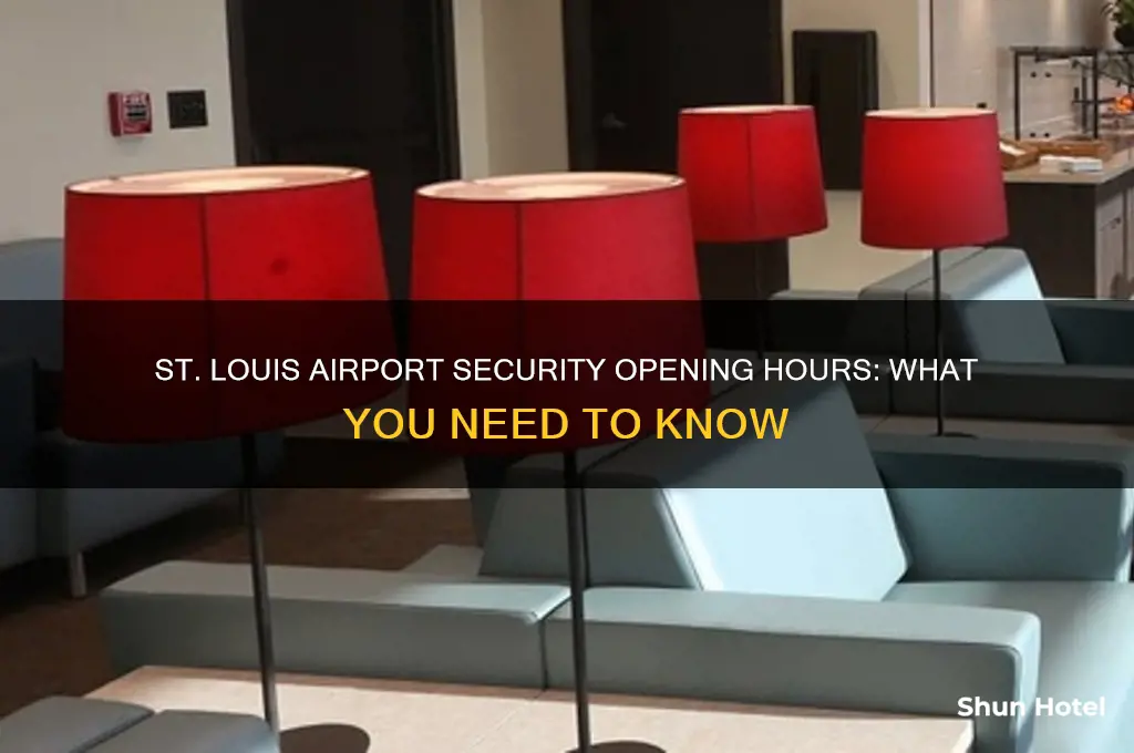 what time does st louis airport security open