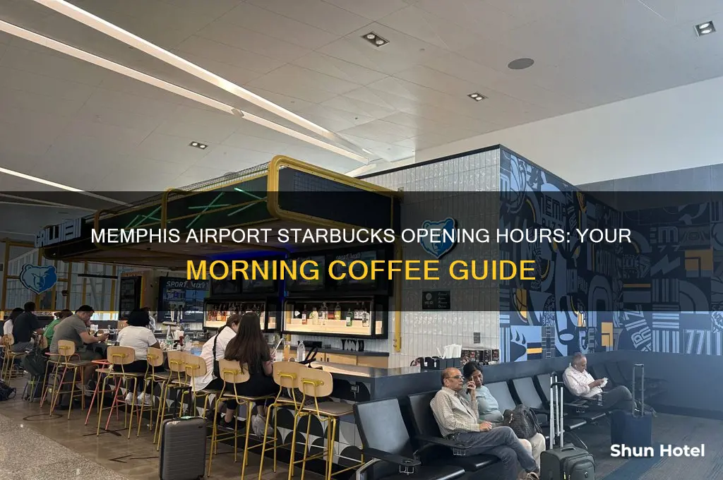 what time does starbucks open at memphis airport