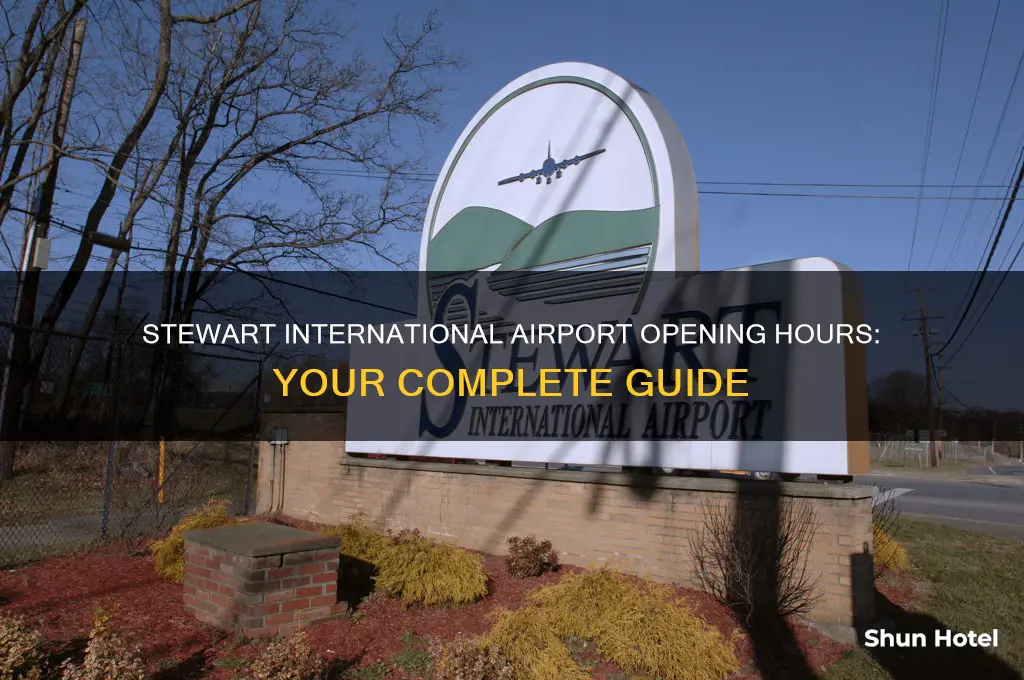 what time does stewart international airport open