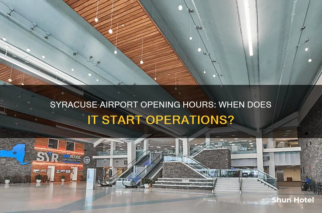 what time does syracuse airport open
