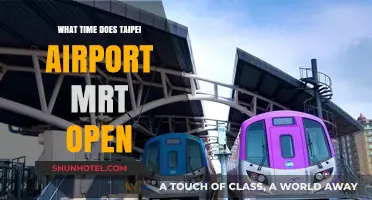 Taipei Airport MRT Opening Hours: Your Complete Guide to Timings