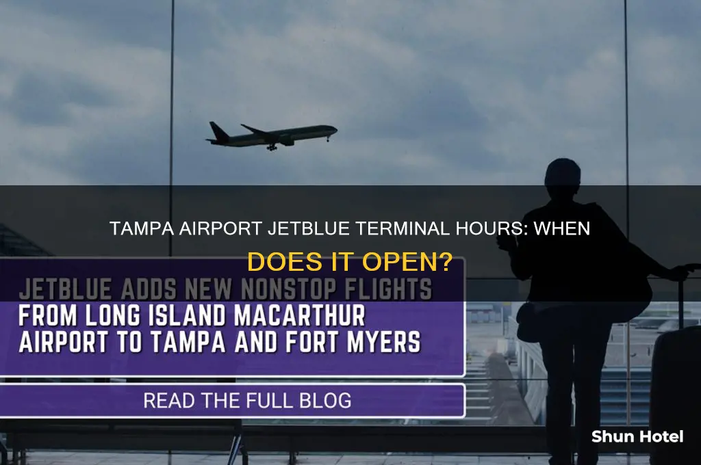 what time does tampa airport jetblue open
