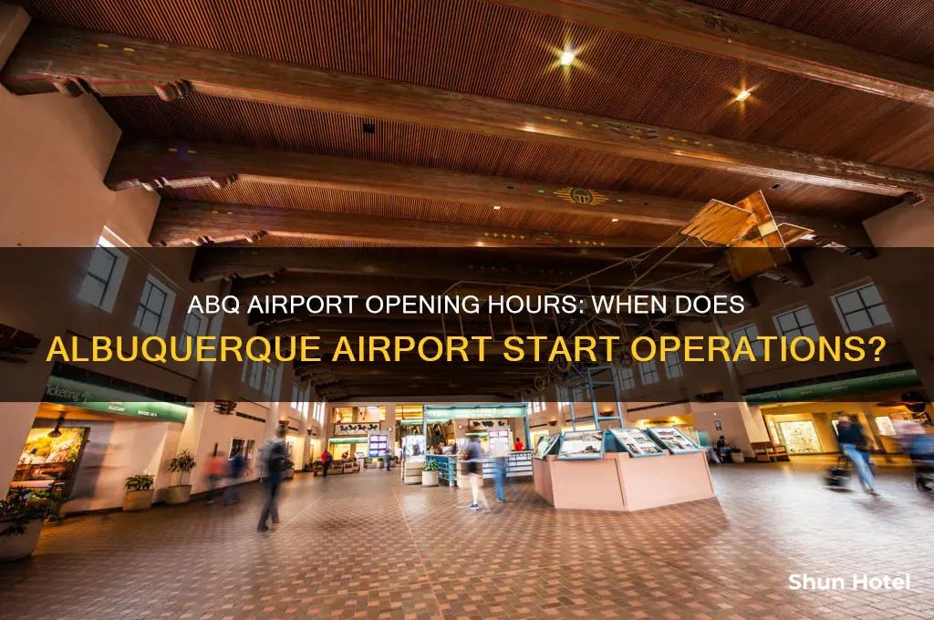 what time does the abq airport open