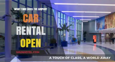 Airport Car Rental Opening Hours: When Can You Pick Up Your Vehicle?