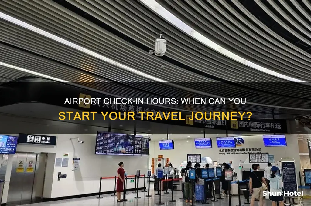 what time does the airport open for check-in
