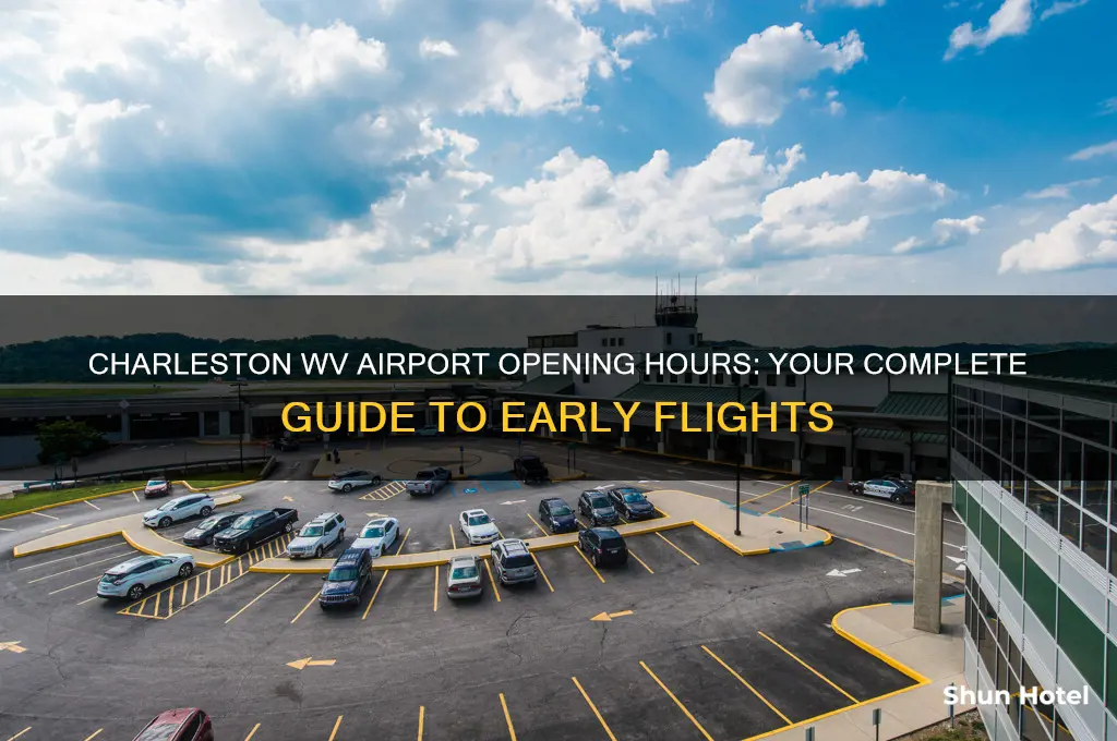 what time does the charleston wv airport open